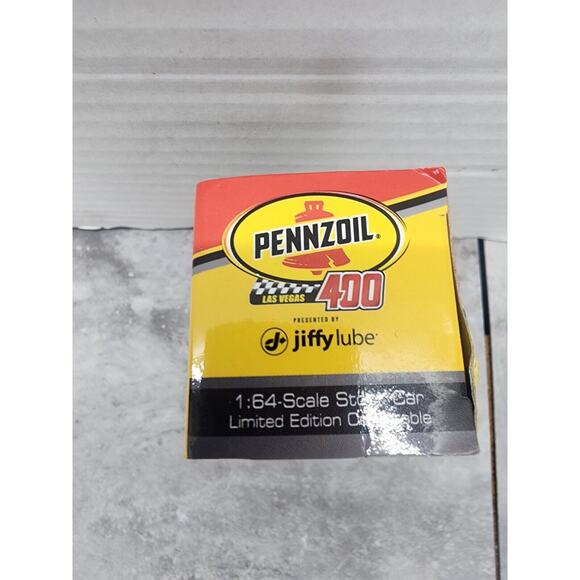 Nascar Action Racing Collectibles Las Vegas Motor Speedway 1:64 Scale Yellow Car - Picture 4 of 6